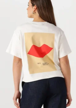 gebroken wit another label t-shirt gina t-shirt s/s