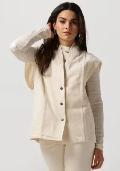 gebroken wit another label gilet unni denim vest