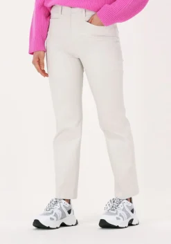 gebroken wit drykorn pantalon basket