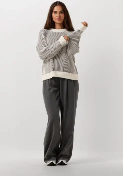 gebroken wit envii trui encaroline ls knit 5190