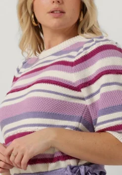 gebroken wit fabienne chapot trui roberta stripe pullover 205