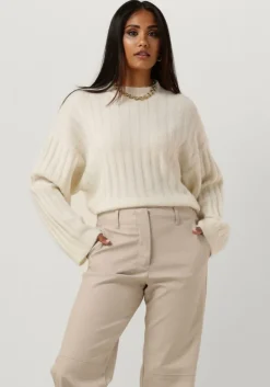 gebroken wit knit-ted trui melanie