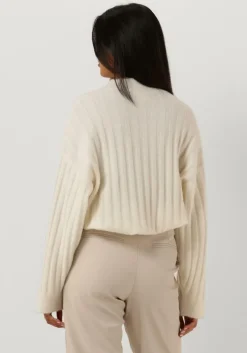 gebroken wit knit-ted trui melanie
