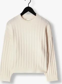 gebroken wit knit-ted trui melanie