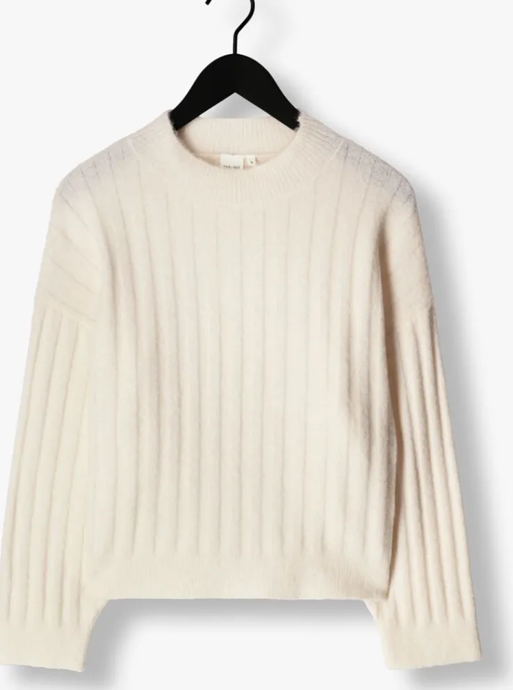 gebroken wit knit-ted trui melanie