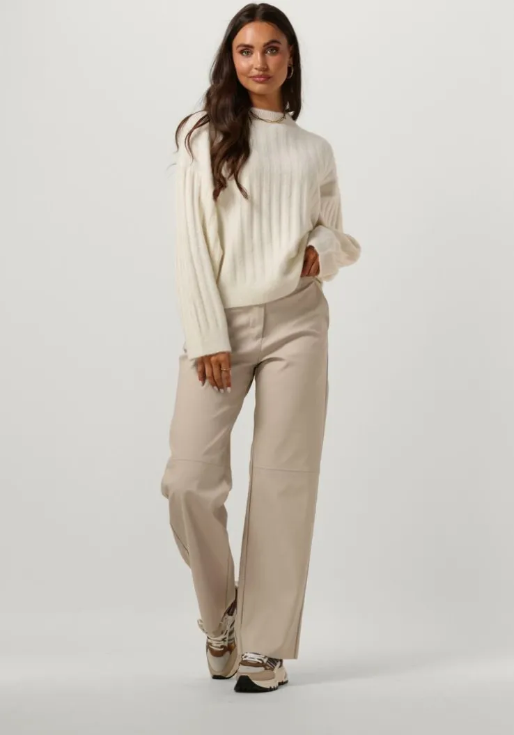 gebroken wit knit-ted trui melanie