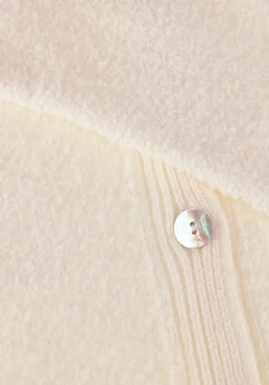 gebroken wit nukus vest marlin cardigan boucle