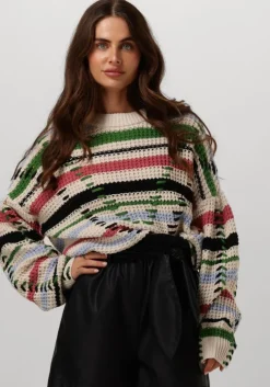 gebroken wit object trui objtuja knit l/s oz pullover