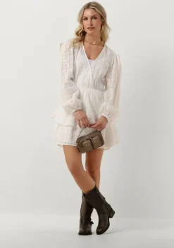 gebroken wit refined department mini jurk eloise