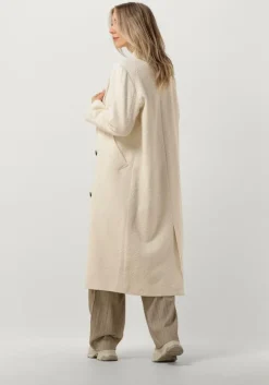 gebroken wit ruby tuesday mantel may longdouble breasted coat