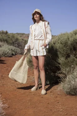 gebroken wit silvian heach blouses cvp23181ca