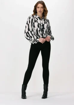 SUMMUM blouses blouse graphic two tone>DAMES Blouses