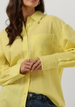 ALIX THE LABEL gele blouses ladies woven linen lyocell blouse><noscript><img width=