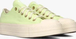 CONVERSE gele lage sneakers chuck taylor all star lift ox><noscript><img width=