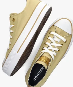gele converse lage sneakers chuck taylor all star low