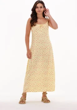 ENVII gele maxi jurk ensapphire sl dress aop 6696>DAMES Jurken