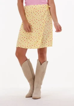 ENVII gele minirok enmallow short skirt aop 6891>DAMES Rokken