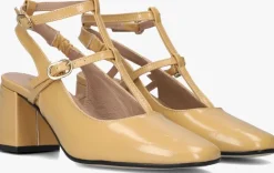 LINA LOCCHI gele pumps 010-50>DAMES Hakken