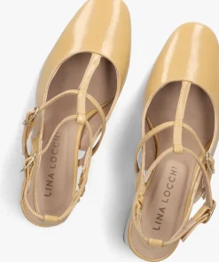 LINA LOCCHI gele pumps 010-50><noscript><img width=