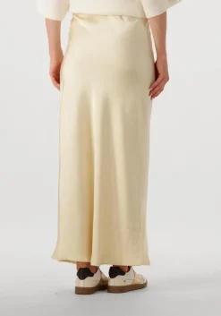 NEO NOIR gele maxirok vicky heavy sateen skirt><noscript><img width=