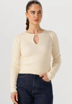 NEO NOIR gele tops & t-shirts babetti knit blouse>DAMES Tops & T-Shirts