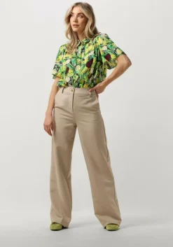 POM AMSTERDAM gele blouses lemon tree blouse>DAMES Blouses