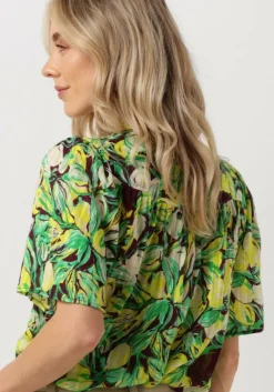 POM AMSTERDAM gele blouses lemon tree blouse><noscript><img width=