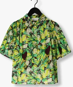 POM AMSTERDAM gele blouses lemon tree blouse><noscript><img width=