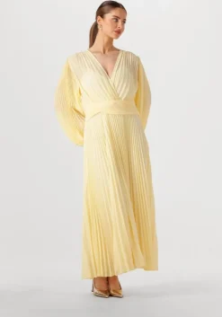 gele twinset milano maxi jurk 251tp2330