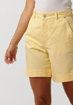 VANILIA gele broeken linen pantalon><noscript><img width=