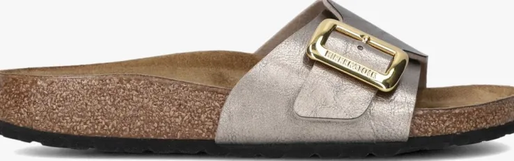 gouden birkenstock slippers catalina cushion buckle