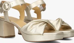 gouden ctwlk sandalen met hak ankara