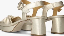 gouden ctwlk sandalen met hak ankara