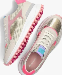 gouden floris van bommel lage sneakers sfw-10099