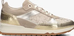 gouden floris van bommel lage sneakers sfw-10132 mari