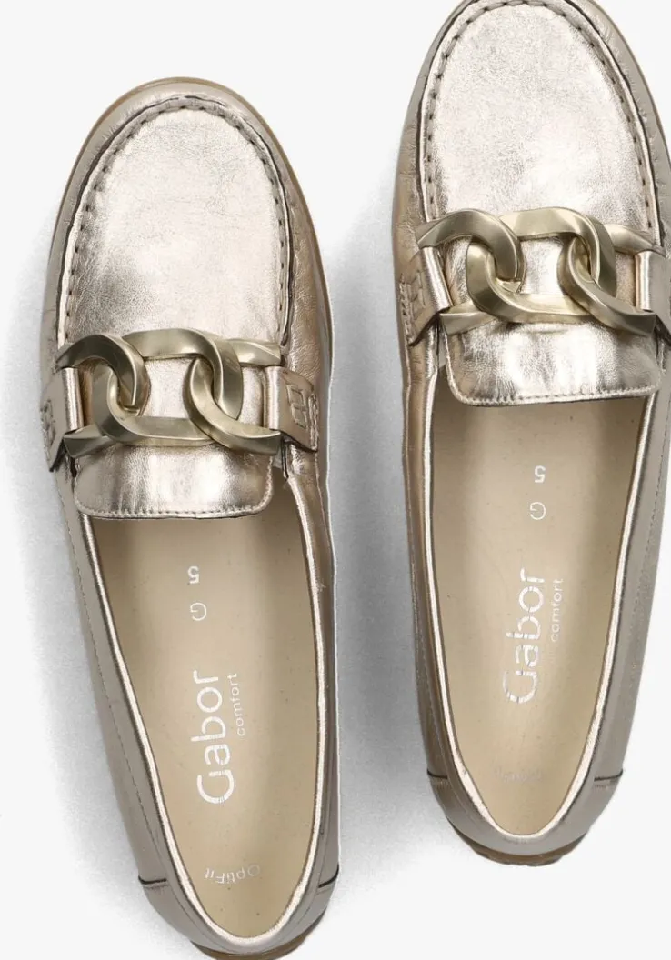 gouden gabor mocassins 444.1