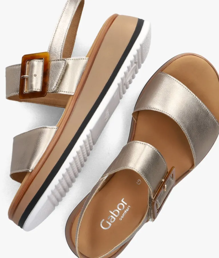 GABOR en platte sandalen 744.4>DAMES Sandalen