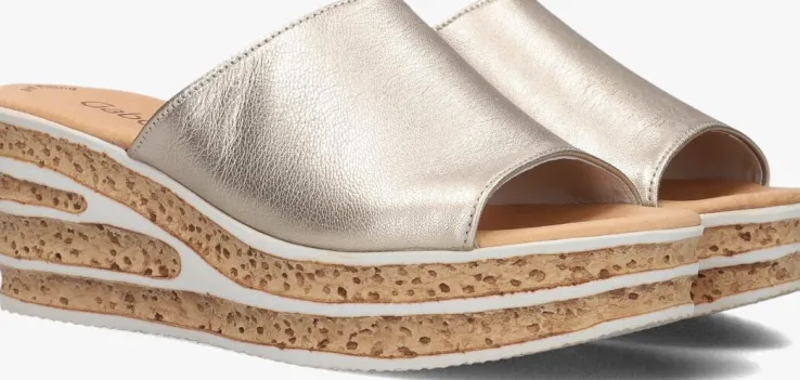 gouden gabor slippers 650.1