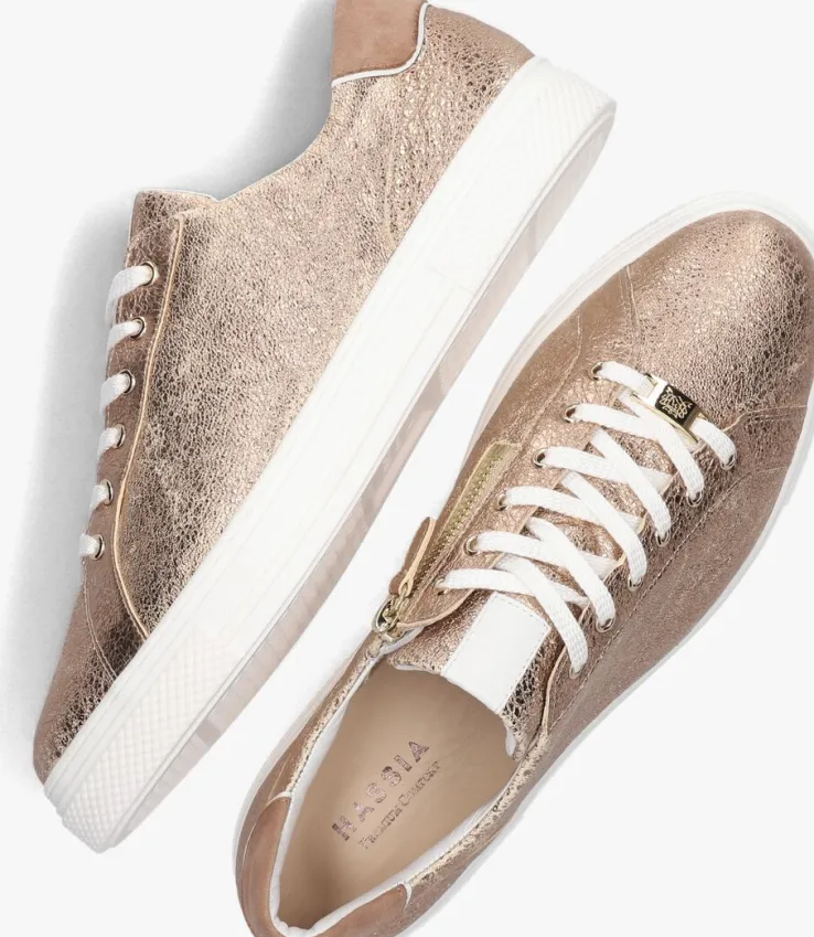 gouden hassia lage sneakers bari