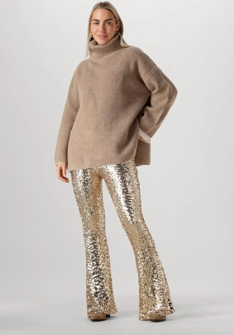 JOSH V en flared broek flora>DAMES Broeken