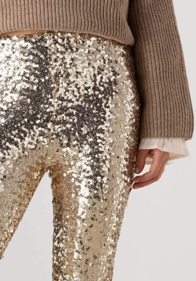 JOSH V en flared broek flora>DAMES Broeken