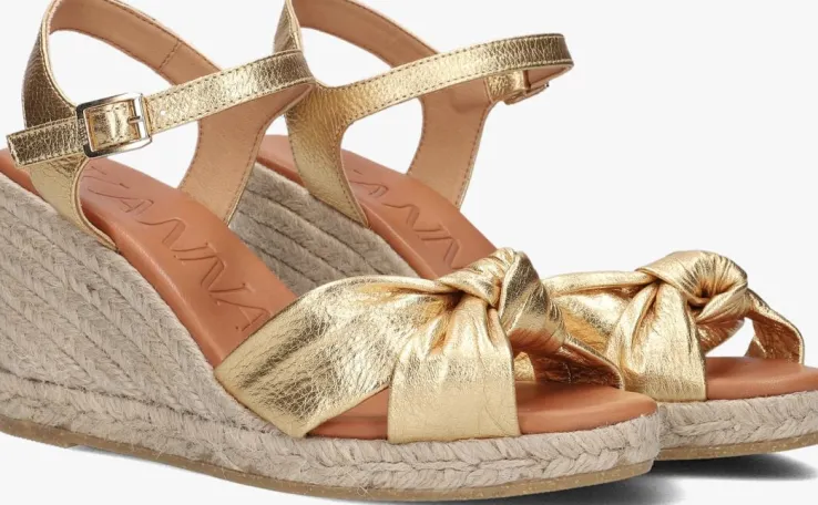 gouden kanna espadrilles 23104
