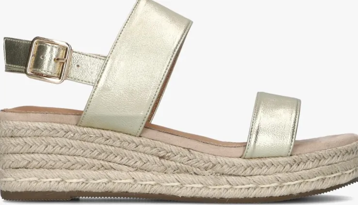 gouden lina locchi espadrilles l1374