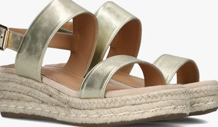 gouden lina locchi espadrilles l1374