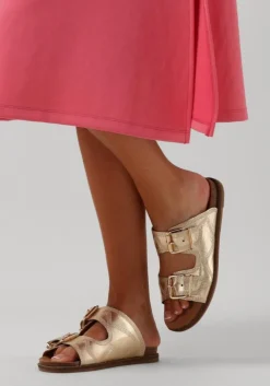 LINA LOCCHI en slippers led 2 band slipper met stiksels><noscript><img width=