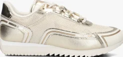 gouden michael kors lage sneakers byrdie trainer