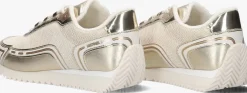 gouden michael kors lage sneakers byrdie trainer