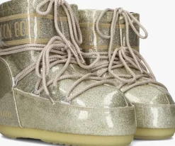 gouden moon boot snowboots icon low glitter