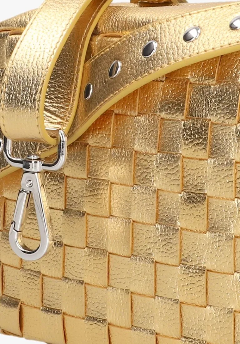 NÚNOO en núnoo schoudertas vilda metallic>DAMES Schoudertassen