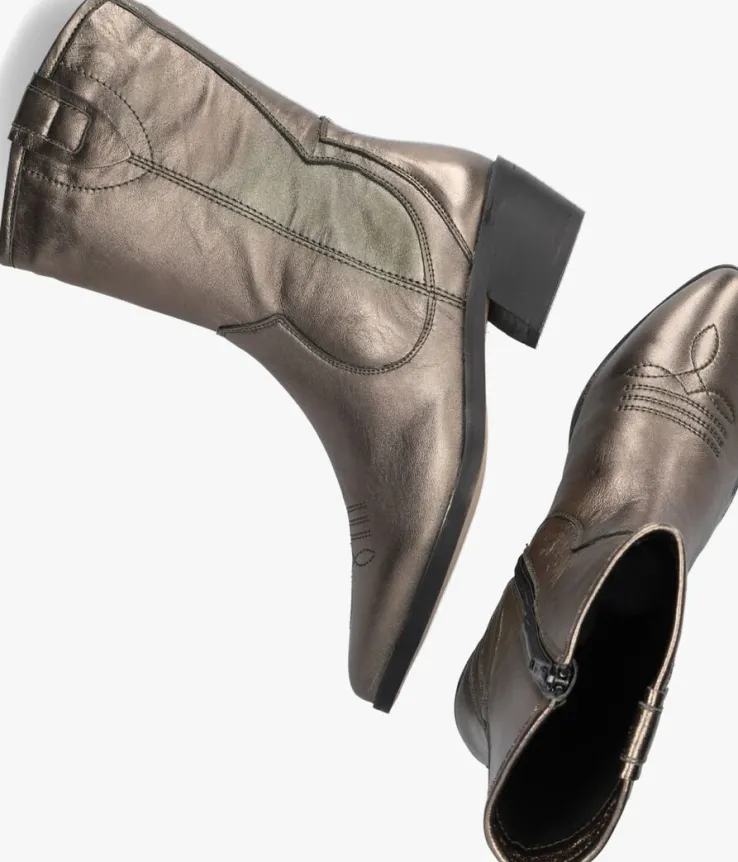 gouden notre-v enkellaarsjes 18050